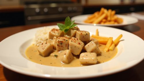 Strogonoff de frango light