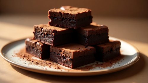 Brownie saudável de abacate e cacau