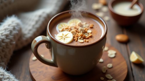 Smoothie nutritivo de inverno