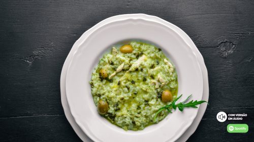 Risoto de limão-siciliano com ervilhas e hortelã: frescor no prato e história no cozido