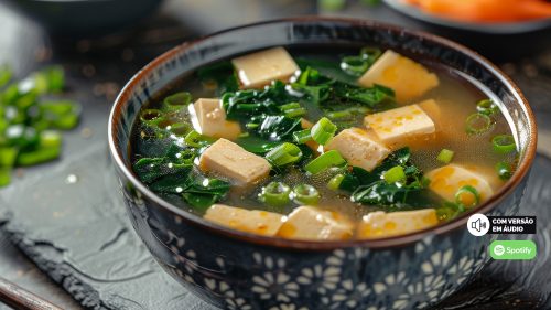 Sopa de missô com tofu e wakame: a tigela reconfortante que nasce da fermentação